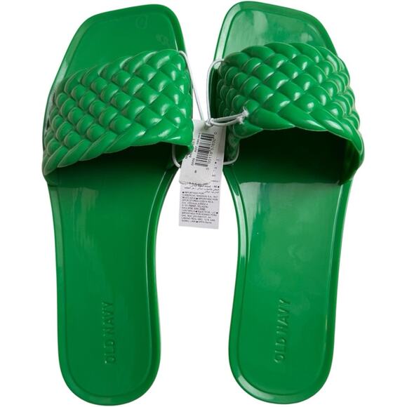 Old Navy Women’s Quilted Jelly Slide Sandals  NWT  Sz 9 - Picture 1 of 7